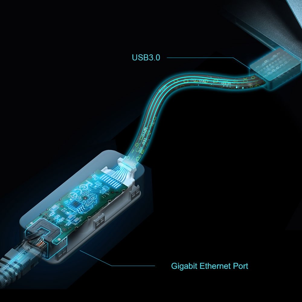 EAN 4897098687376 - TP-Link UE306 base para portátil y replicador de puertos Negro imagen 7