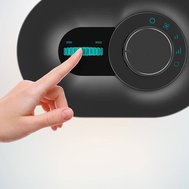 Calefactor Cecotec 08290 Eléctrico Interior Negro 1500 W Ventilador Eléctrico