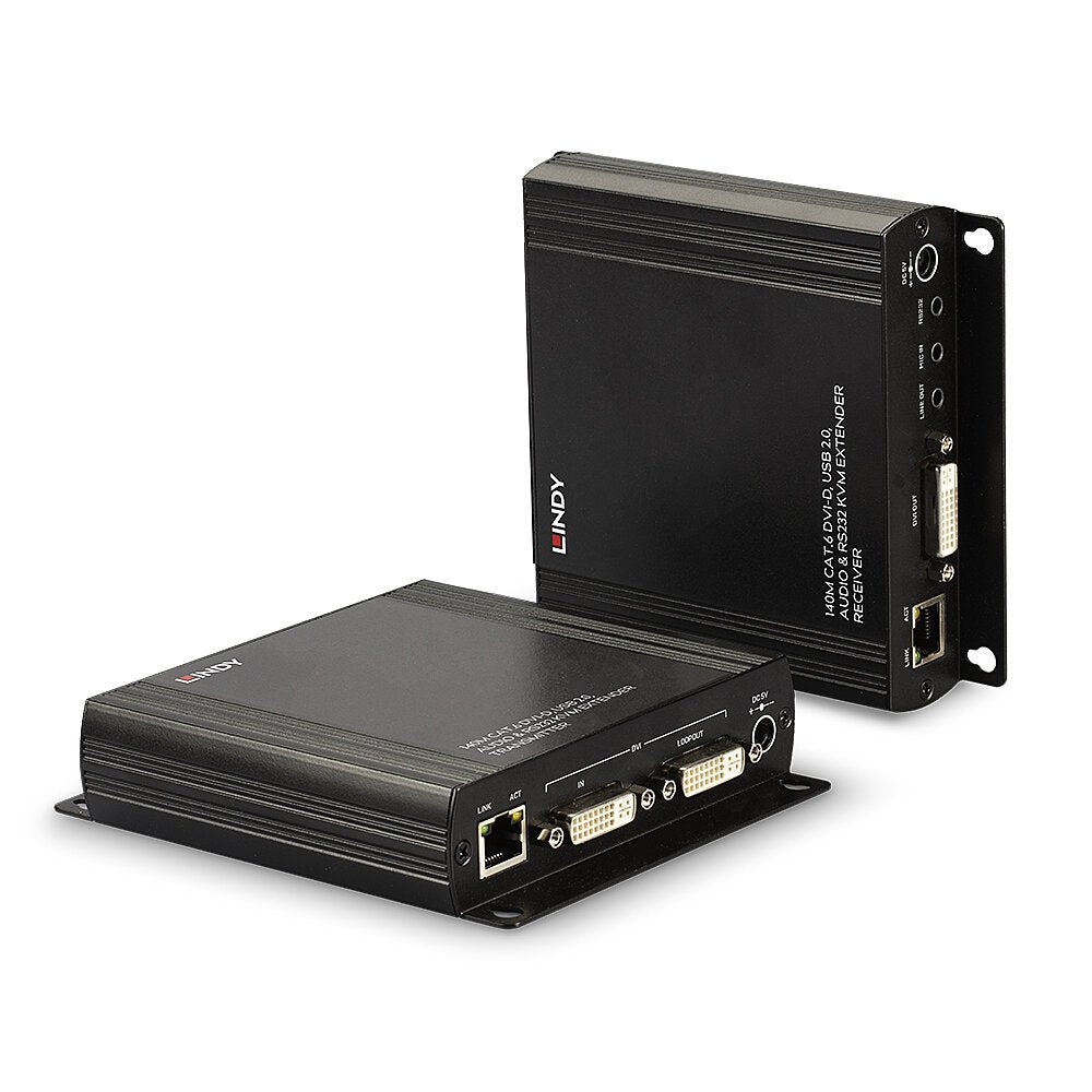 Lindy 140m Cat.6 Dvi-D, Usb, Audio & Rs232 Kvm Extender