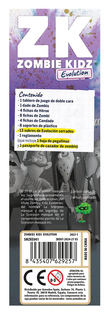 EAN 8435407629257 - Asmodee Zombie Kidz Evolution Juego de mesa Interpretación de roles imagen 4