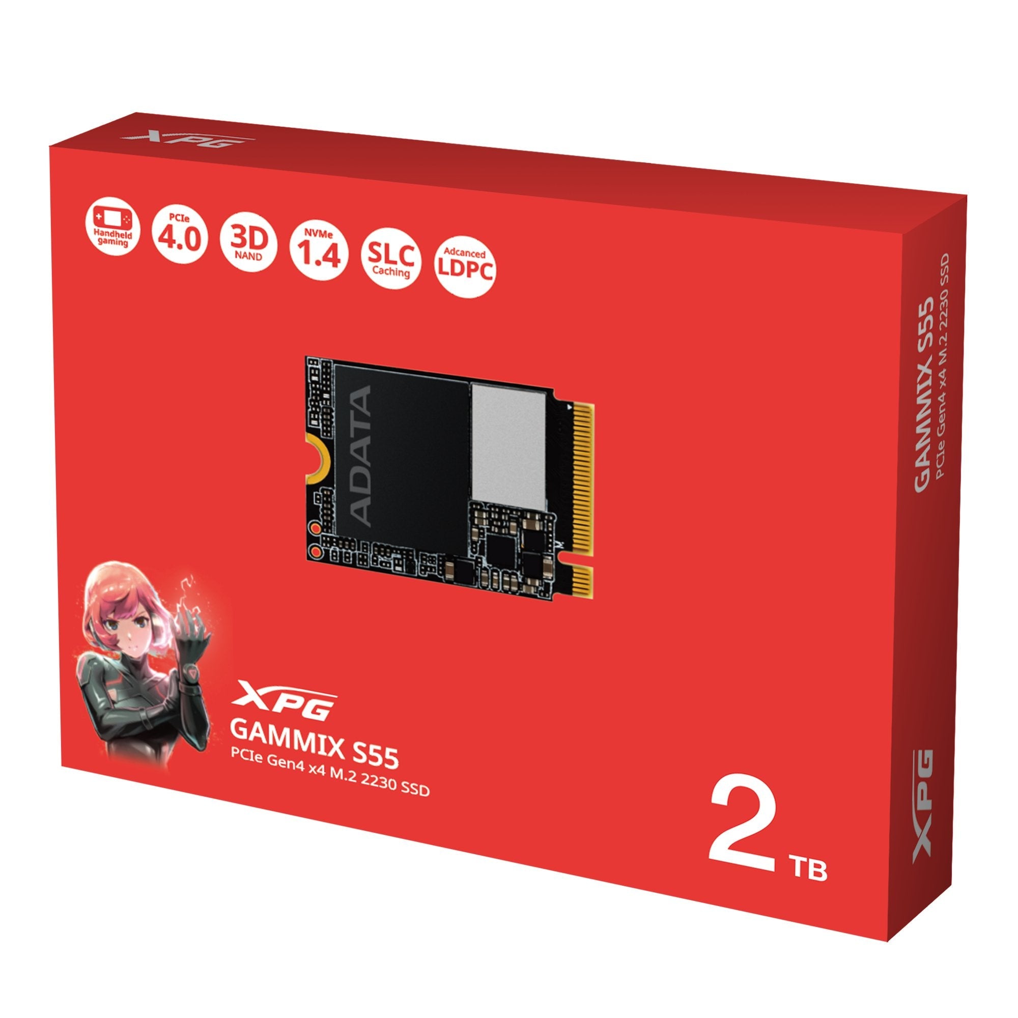 EAN 4711085947482 - XPG GAMMIX S55 2 TB M.2 PCI Express 4.0 NVMe 3D NAND imagen 8