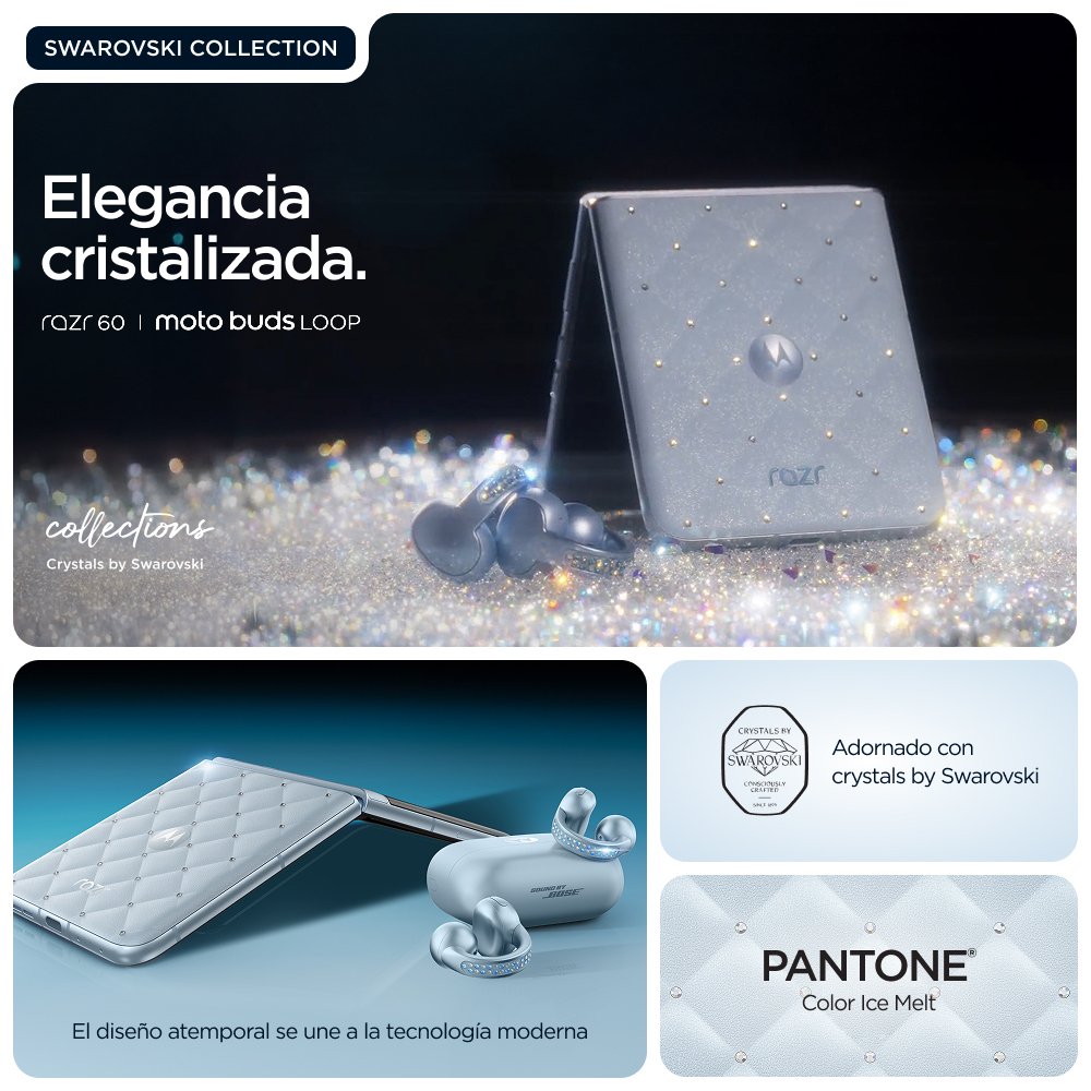 Motorola Razr60 + Buds Loop Bundle Swarovski Edtition