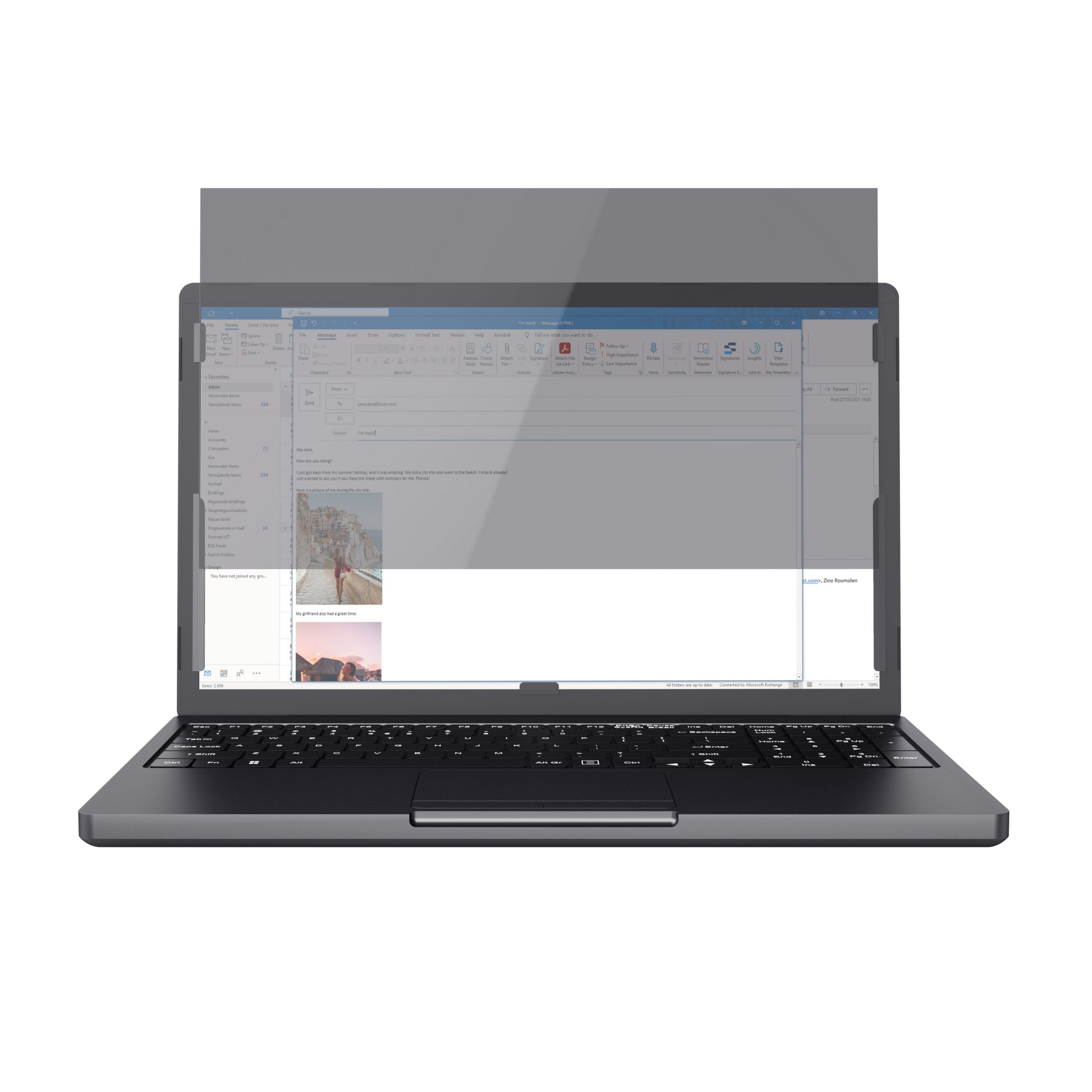 EAN 8713439251951 - Trust Primo 39,6 cm (15.6") Pantalla/Portátil Filtro de privacidad para pantallas sin marco imagen 3