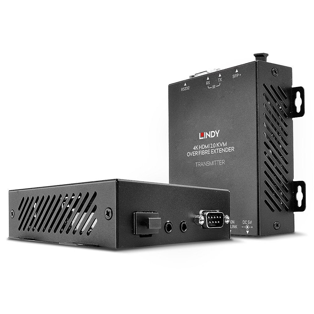 Extensor Kvm Usb De Fibra Óptica 18g Y Hdmi Lindy 300m