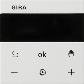 Gira System 3000 Termoestato Bluetooth Blanco