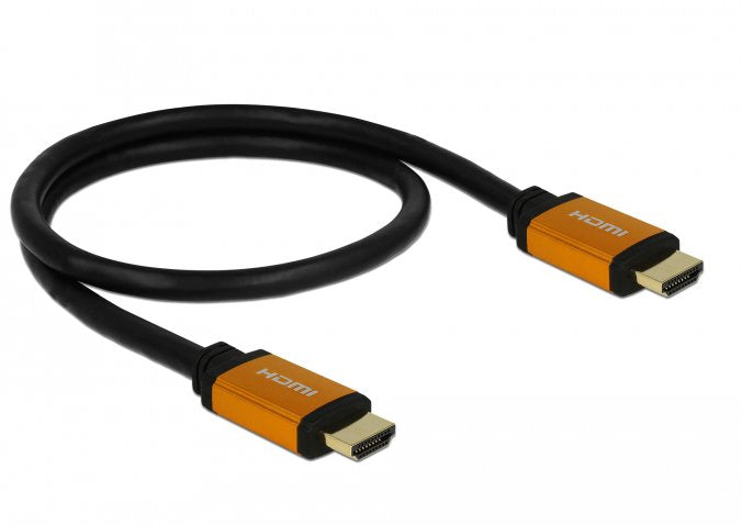 Delock Ultra High Speed Hdmi Cable 48 Gbps 8k 60 Hz 0,5 M