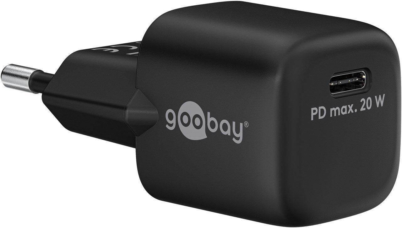 EAN 4040849654039 - Goobay 65403 cargador de dispositivo móvil Universal Negro Corriente alterna Carga rápida Interior imagen 1