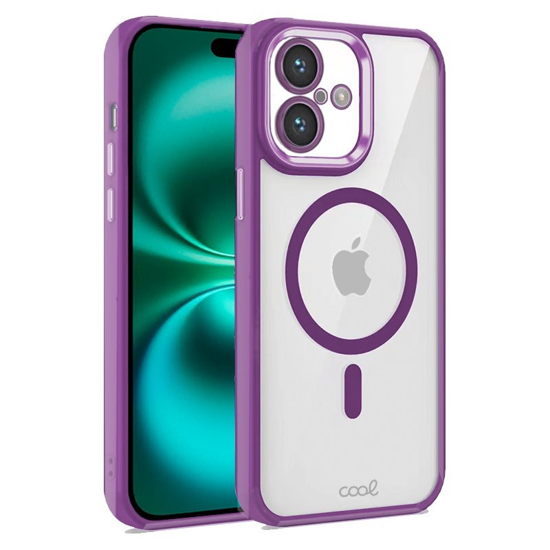 Funda Cool Iphone 16 Plus Magnetica Violeta