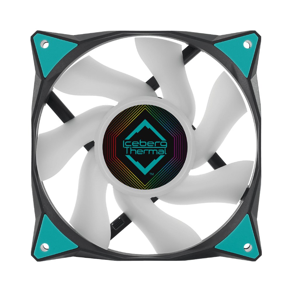 EAN 1230000071192 - Iceberg Thermal IceGALE ARGB Carcasa del ordenador Ventilador 12 cm Negro 1 pieza(s) imagen 1