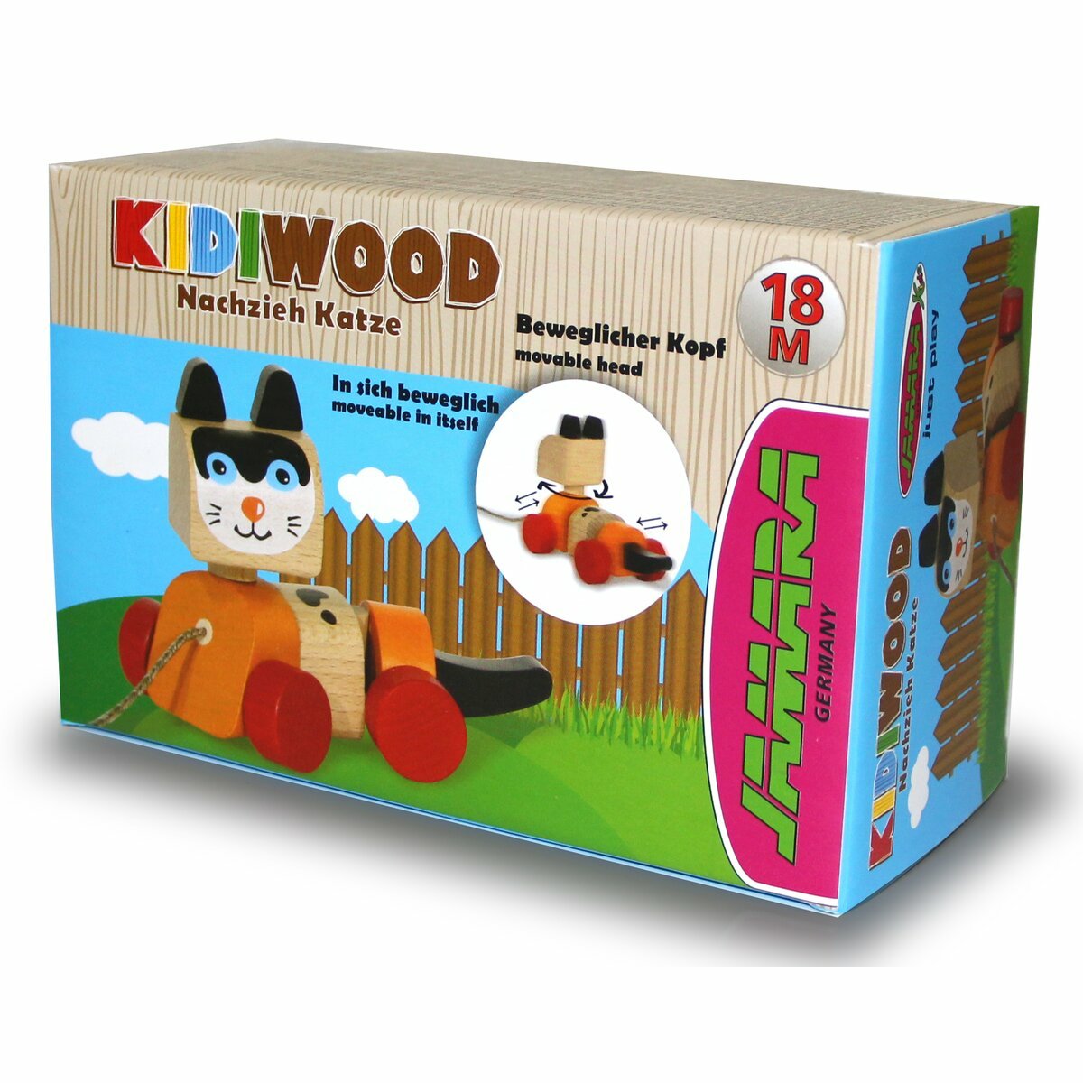 Jamara Kidiwood 460704 - Juguete De Madera De Arce Y Haya 1.5+