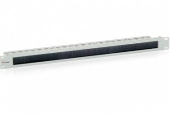 Equip Panel Pasacables Con Cepillo 1u Con Barra De Soporte
