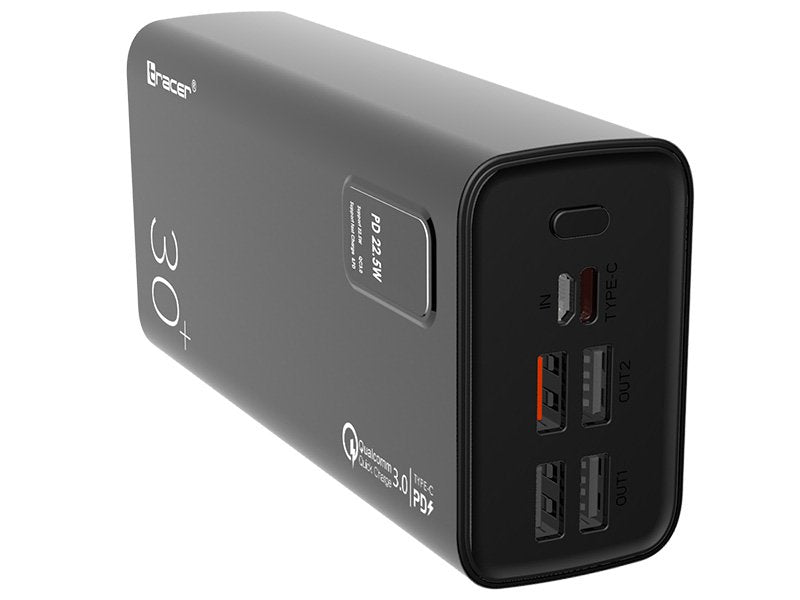 Powerbank Tracer 30000 Mah Modi Qc3.0 + Pd 20w + Spc Power Bank