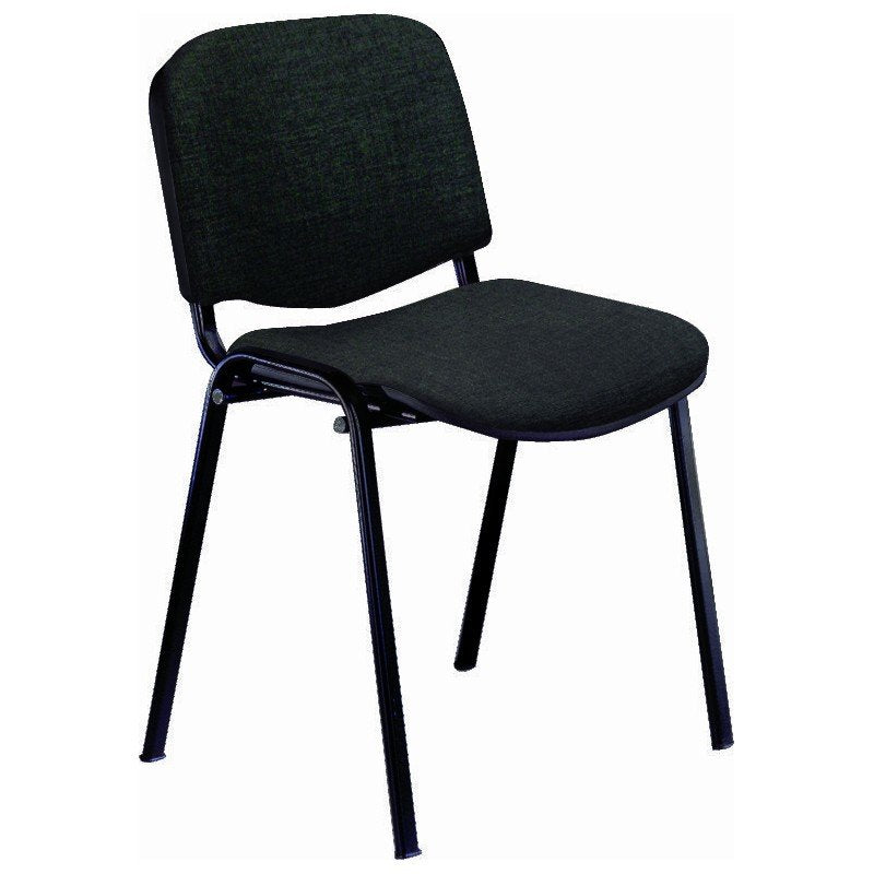 Unisit Silla Confidente Dado Tapizada Negra