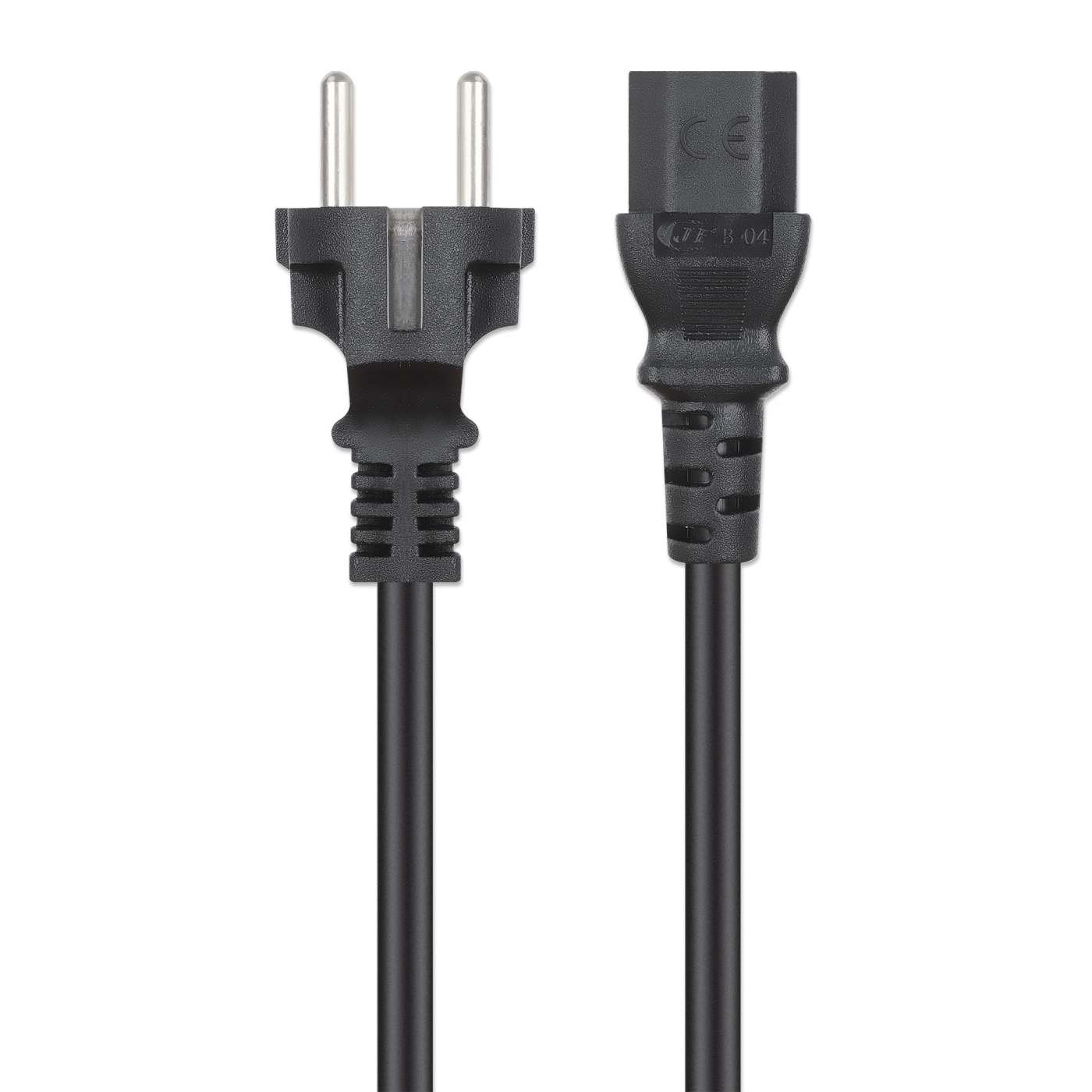 Manhattan Cable De Alimentacion C13 A Schutzkontakt 3m Negro