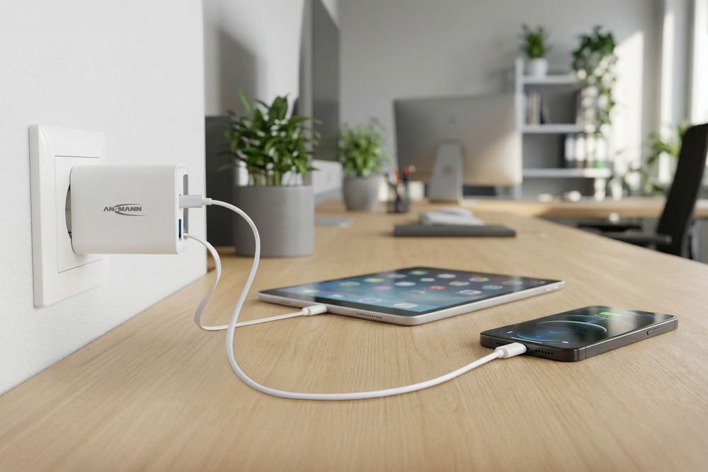 Ansmann Usb Charger 230pd 30w Usb-C Cable Usb-C Usb 30w