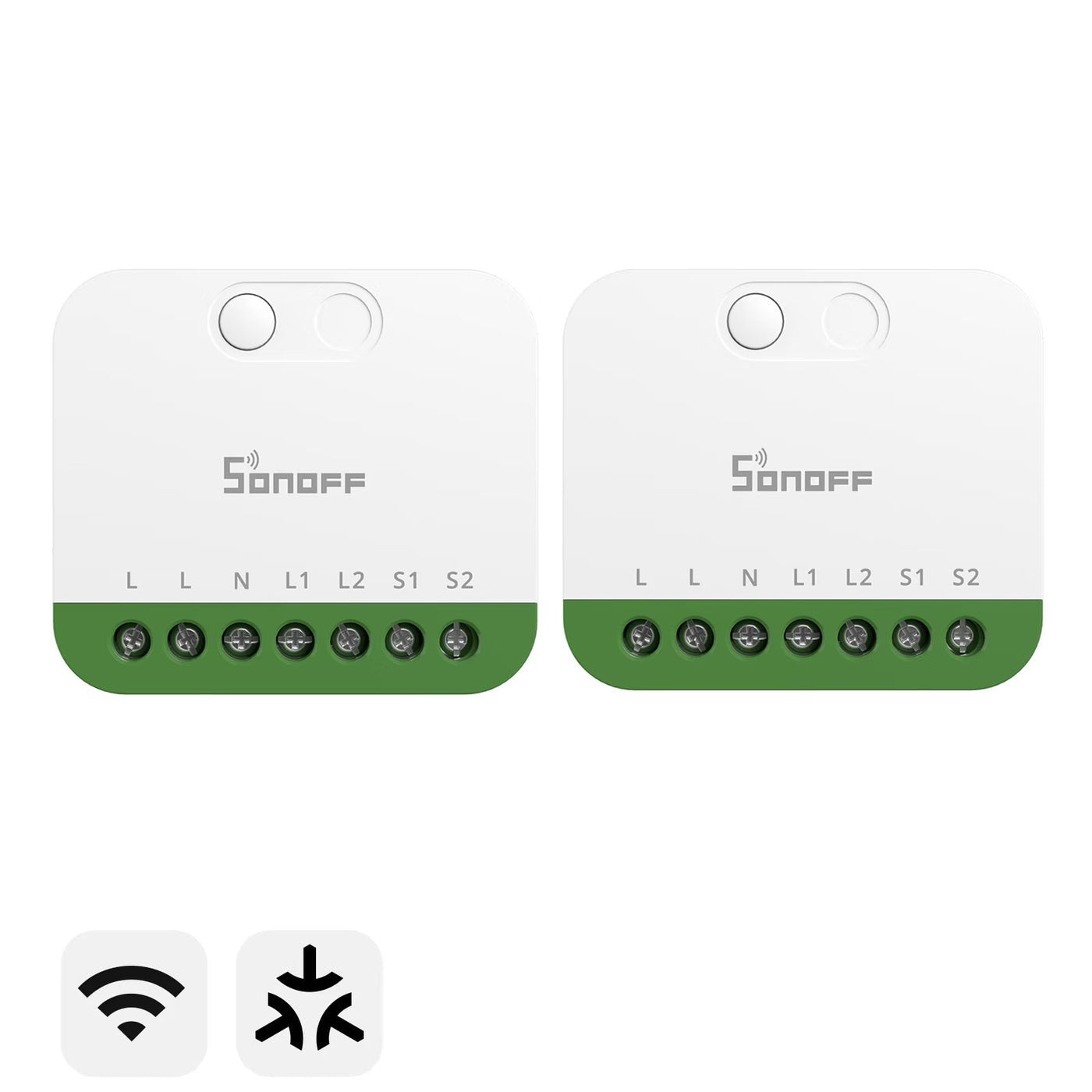 EAN 6920075743623 - Sonoff MINI DUO Inalámbrico y alámbrico Blanco imagen 3