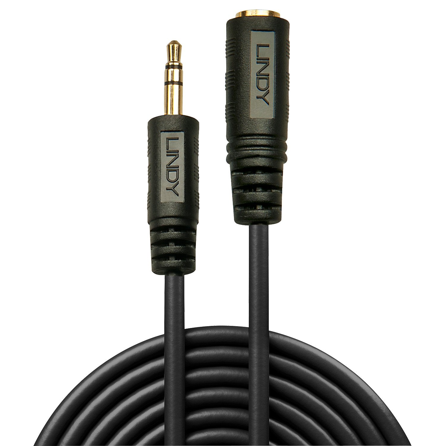 EAN 4002888356541 - Lindy 35654 cable de audio 5 m 3,5mm Negro imagen 2
