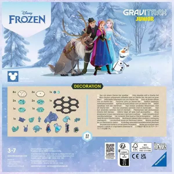 Ravensburger Gravitrax Junior Expansion Frozen, Bahn 23861