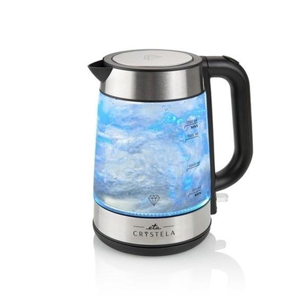 EAN 8590393255726 - Eta ETA615390000 tetera eléctrica 1,7 L 2200 W Negro, Acero inoxidable, Transparente imagen 1