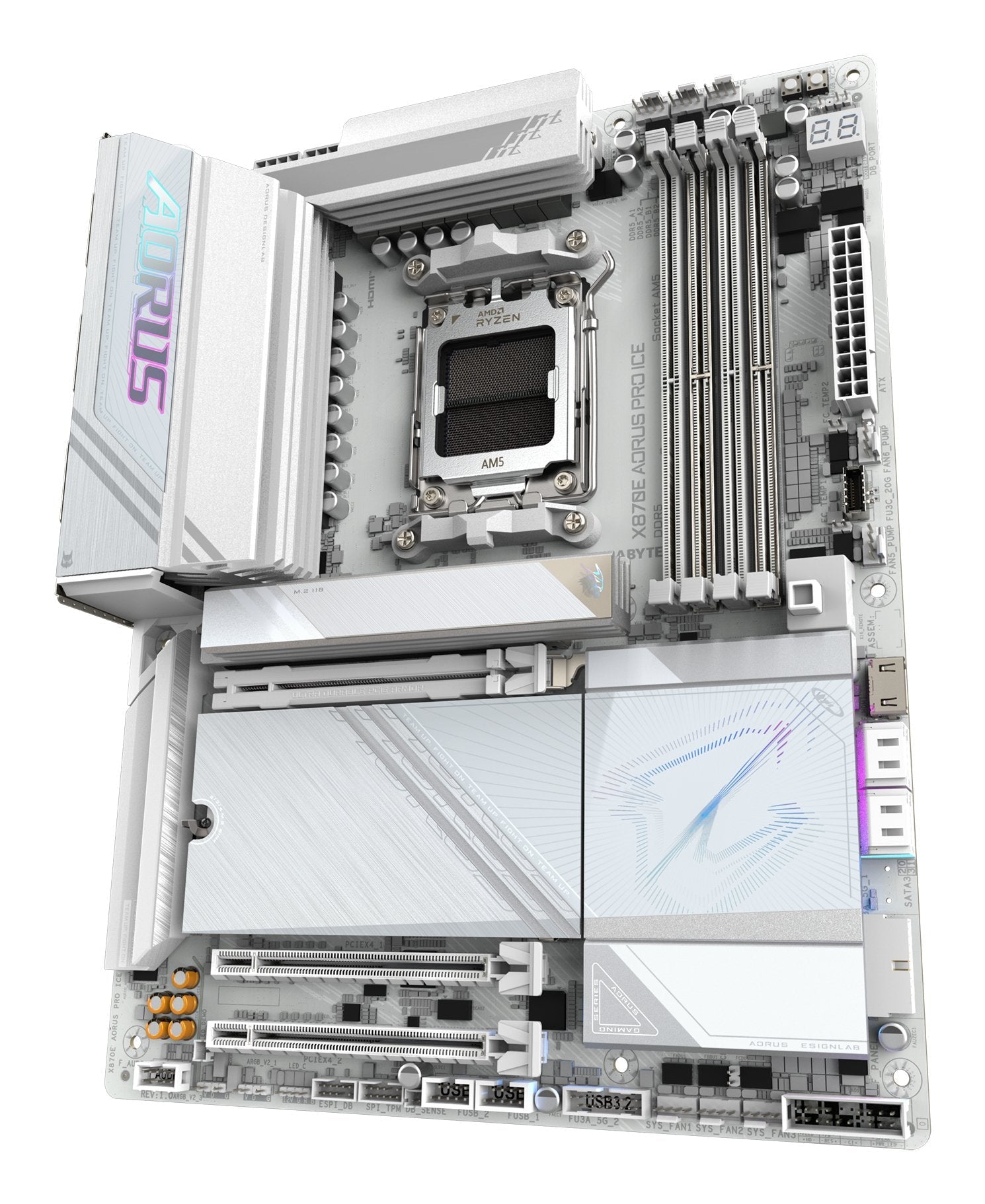 EAN 4719331864798 - GIGABYTE X870E AORUS PRO ICE placa base AMD X870E Zócalo AM5 ATX imagen 4