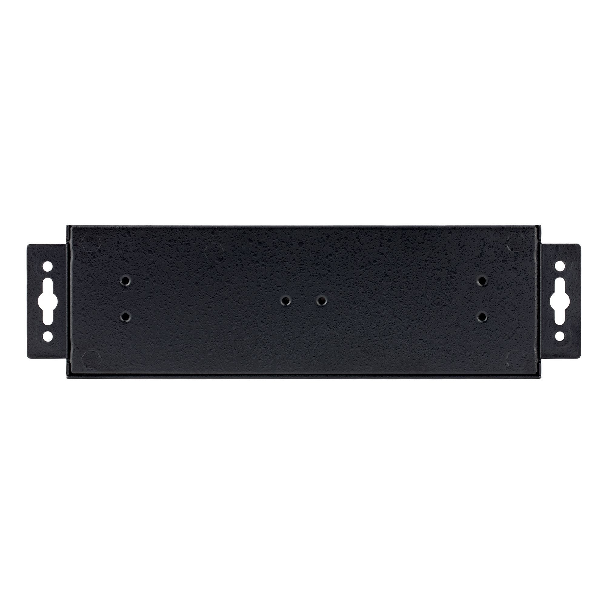 Startech Hub Usb 2.0 De 10 Puertos Con Protección De Esd De Nivel 4 Pared, Din Con Puertos Bloqueables