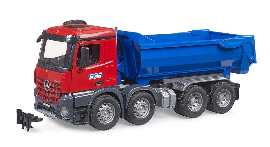 EAN 4001702036218 - BRUDER MB Arocs Halfpipe Kipp LKW imagen 6