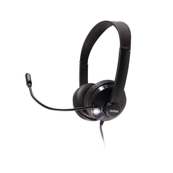 EAN 8436556146176 - Nilox ACOUSTIC USB HEADPHONE Alámbrico Dentro de oído Negro, Gris imagen 3