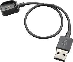 Cable Cargador Plantronics Spare Mobile Negro Plantronics Voyager Legend, Voyager Legend, Níquel, Negro, 0,23 M