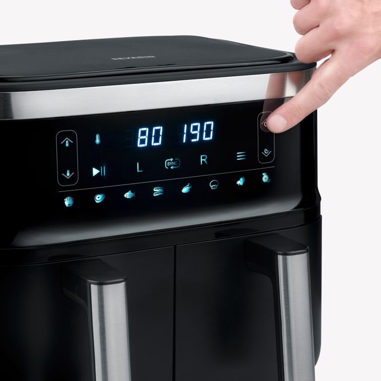 EAN 4008146046643 - Severin FR 2463 Doble 8 L Independiente 2600 W Freidora de aire caliente Negro imagen 6