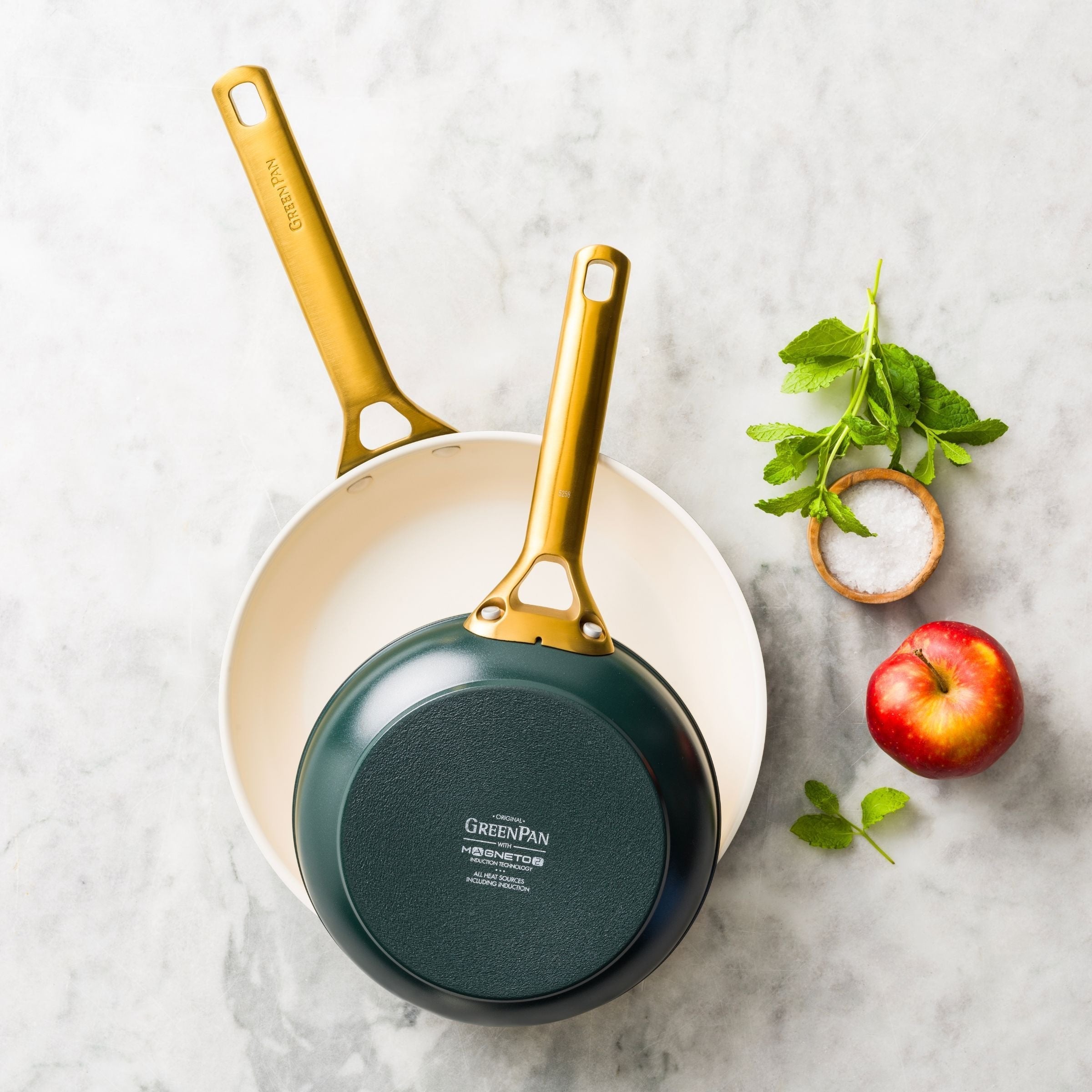 Greenpan Padova Reserve 2 Pcs Frypan Set 20+26cm Green