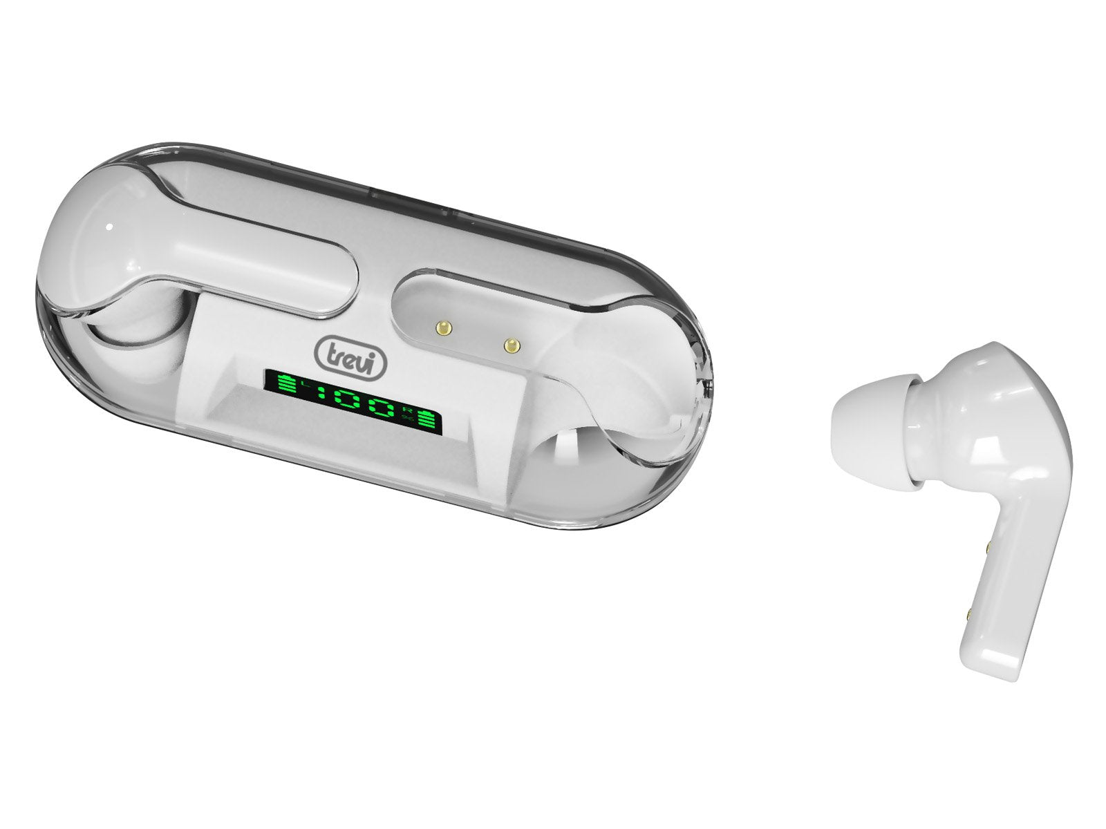 EAN 8011000040097 - Trevi HMP 12E08 AIR Auriculares Inalámbrico Dentro de oído Llamadas/Música Blanco imagen 2