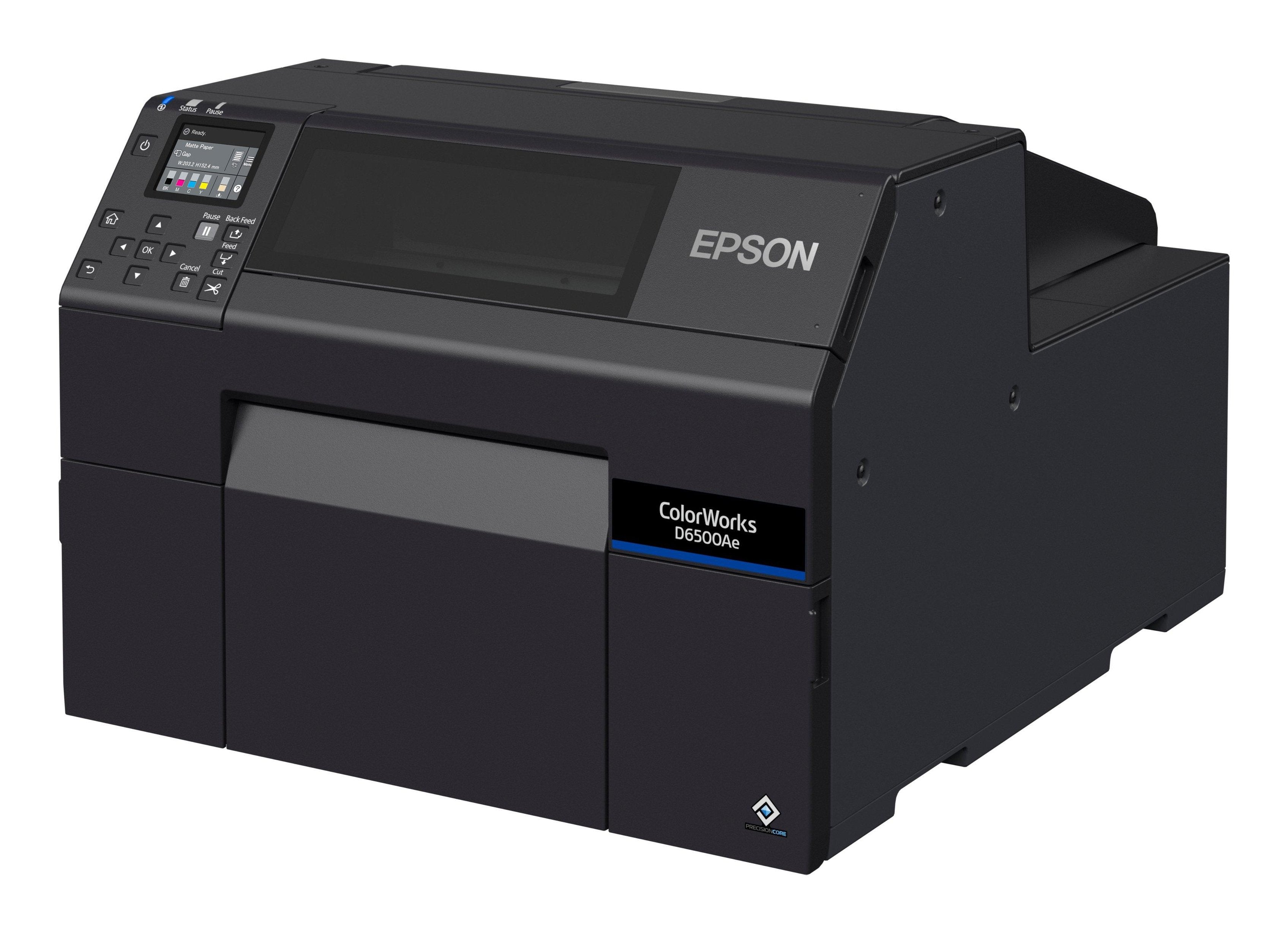 Impresora De Etiquetas Epson Colorworks D6500ae Transferencia Térmica Color 1200 X 1200 Dpi 85 Mm/S Alámbrico Ethernet
