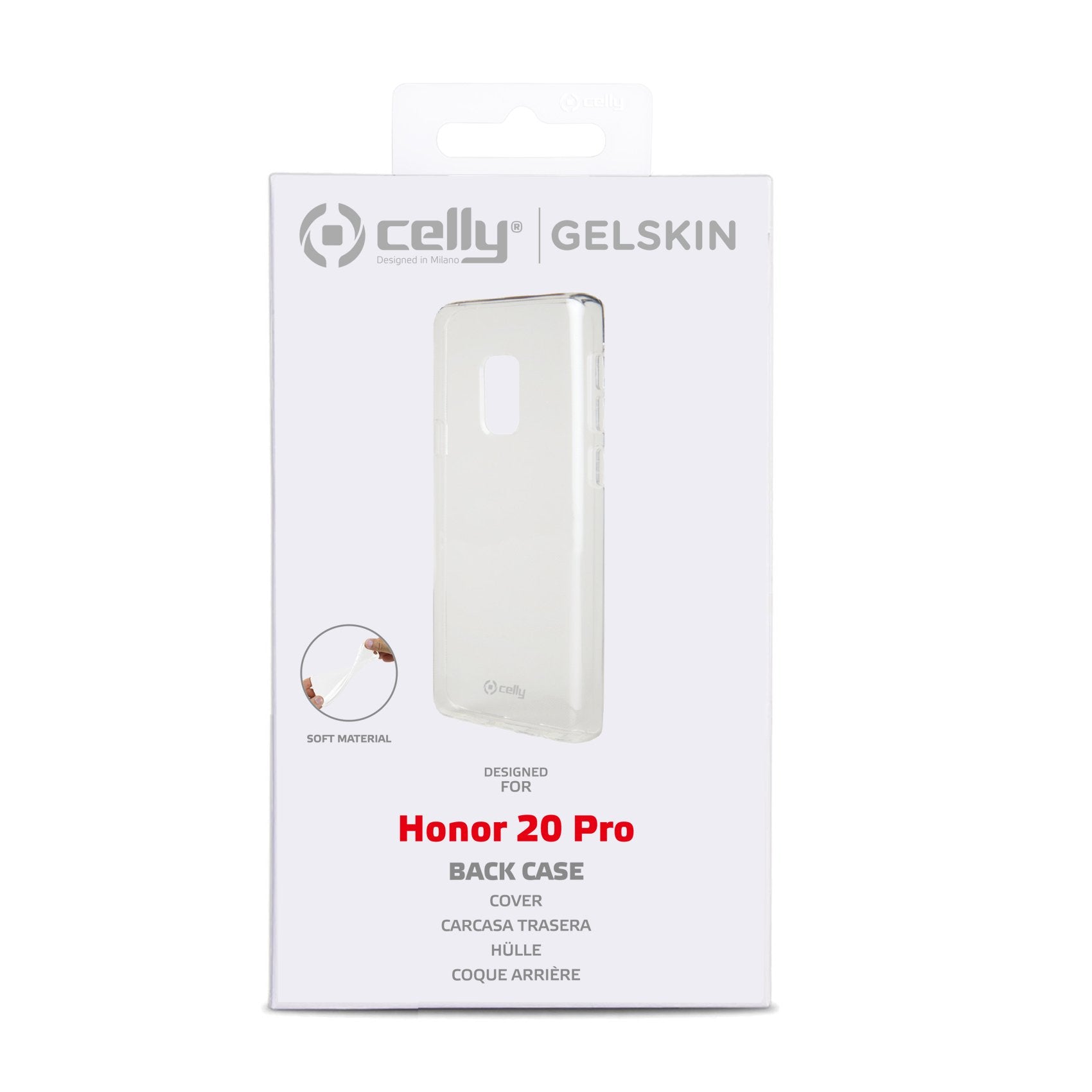 Case Celly Huawei Honor 20 Pro Cover Tpu Trasparent Gelskin862