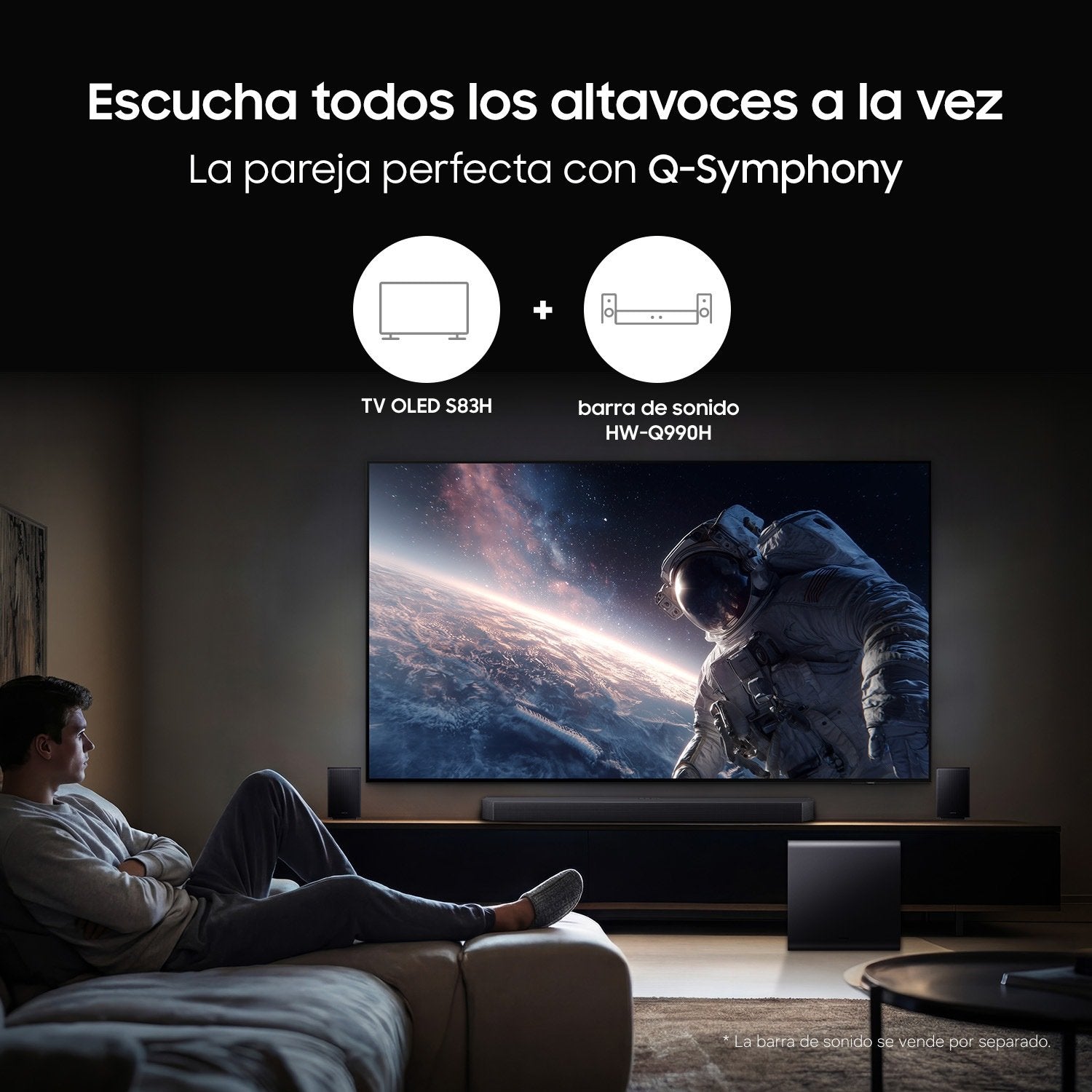 EAN 8806099111113 - Samsung TQ83S83HAEXXC Televisor 2,11 m (83") 4K Ultra HD Wifi Negro imagen 7