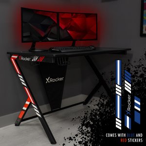 EAN 94338200546 - X Rocker 2020054 escritorio para ordenador Negro, Azul, Rojo imagen 4