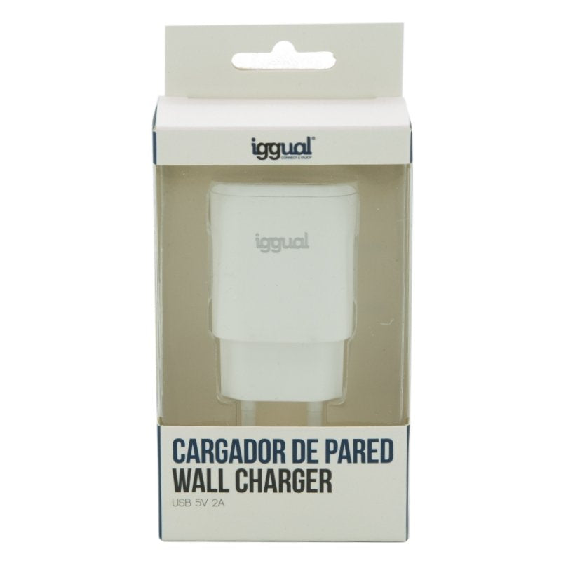 EAN 8435364316924 - iggual IGG316924 cargador de dispositivo móvil Smartphone Blanco Corriente alterna Interior imagen 2