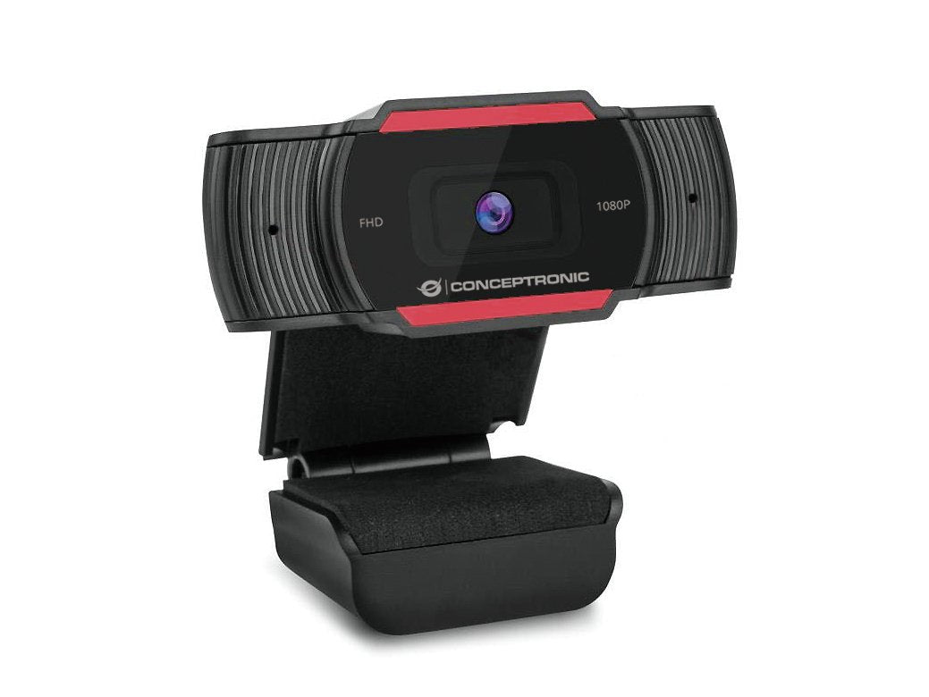 3webcam Fhd Conceptronic Amdis04 1080p Usb Foco Fijo 30 Fps Microfono Integrado