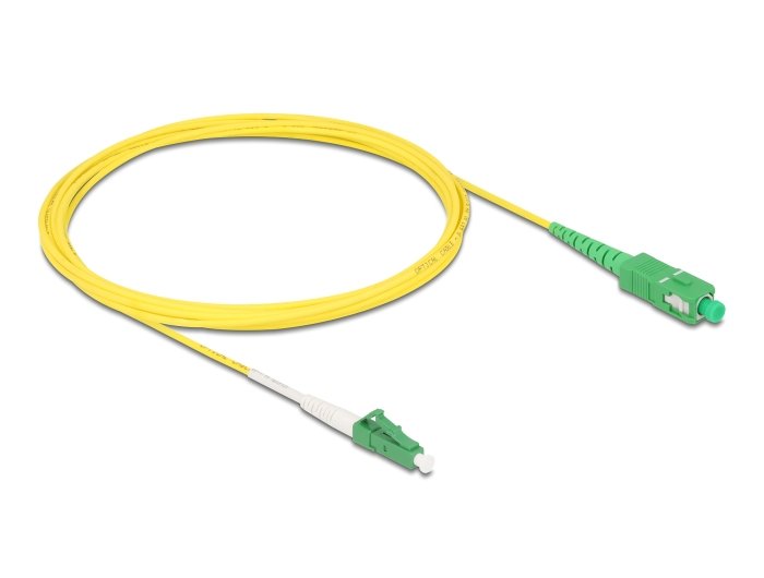Delock Cable Lichtwellenleiter Lc-Apc Zu Sc-Apc Simplex Singlemode Os2 3 M