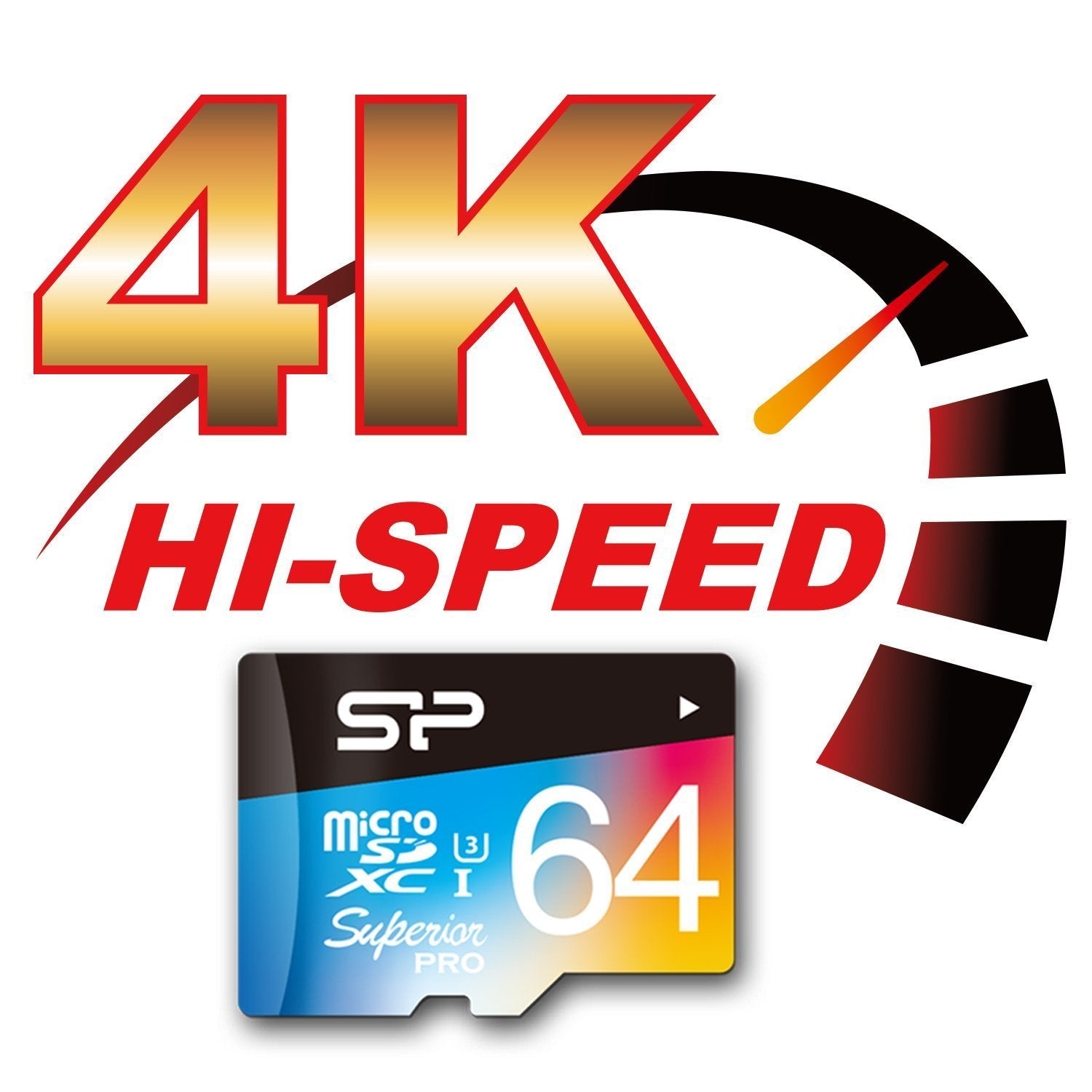 Microsd Card 64gb Silicon Power Uhs1 U3 Superior Pro Col+Ad