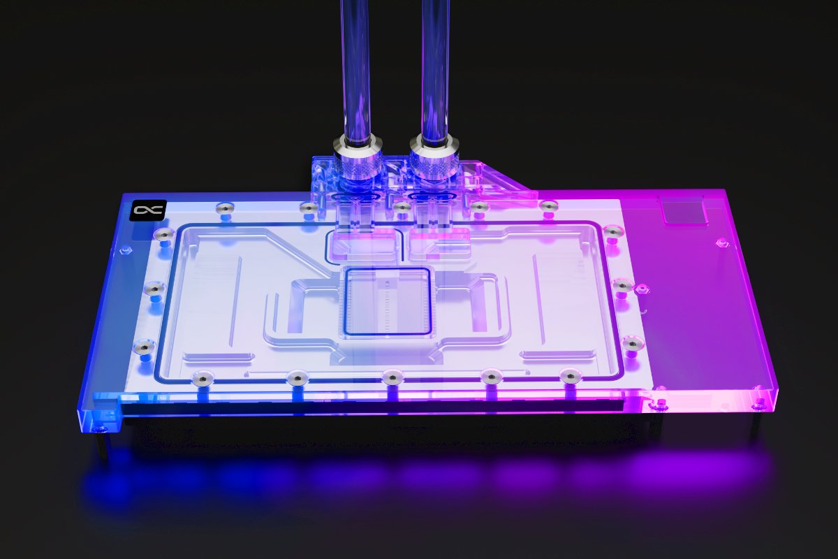 Alphacool Eisblock Aurora Acryl Gpx-N Rtx 4090 Suprim, Refrigeración Por Agua Transparente, Con Placa Trasera 13459