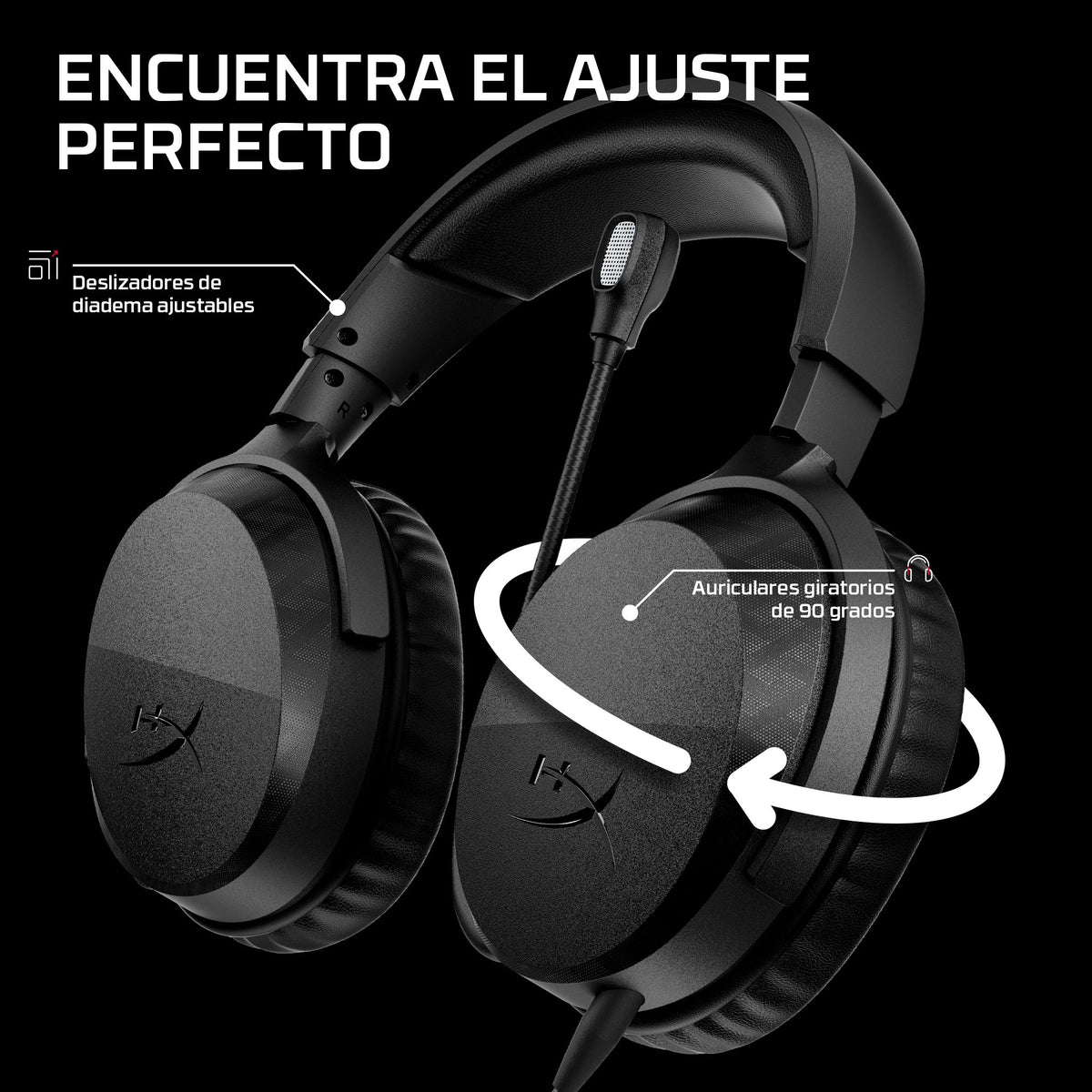 EAN 0199251514647 - HyperX CloudX Stinger 3 Alámbrico Diadema Juego Negro imagen 2