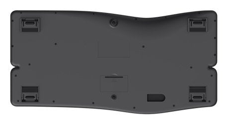 Teclado Inalámbrico Por Bluetooth Trust Keyra Multidispositivo Ergonómico