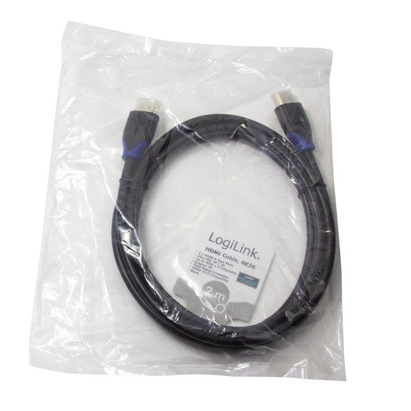 Logilink Cable 4k Hdmi High Speed With Ethernet 4k2k/60hz 2m Negro