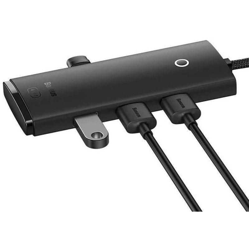EAN 6932172606183 - Baseus WKQX030001 hub de interfaz USB 3.2 Gen 1 (3.1 Gen 1) Type-A 5000 Mbit/s Negro imagen 2