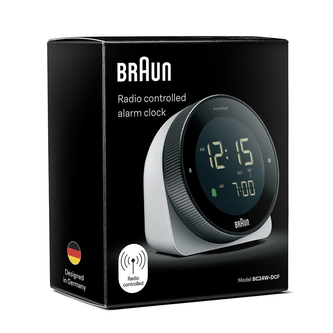 EAN 4007218676207 - Braun BC24W-DCF reloj de mesa o pared Reloj radiocontrolado Rectángulo Negro, Blanco imagen 6