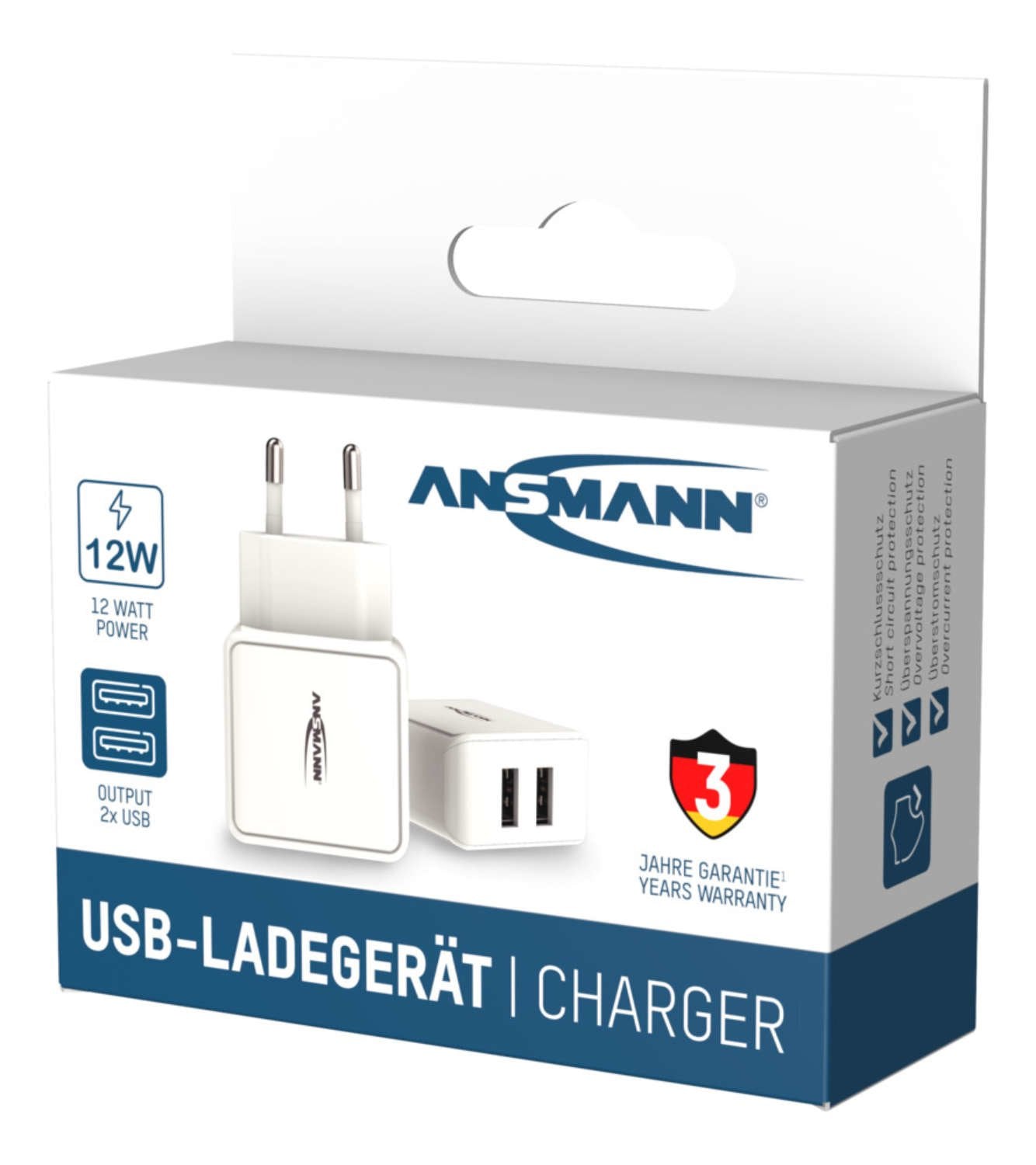EAN 4013674176663 - Ansmann HC212 Universal Blanco Corriente alterna Interior imagen 9