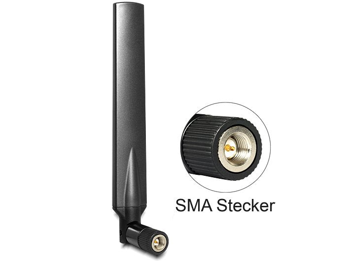 EAN 4043619884513 - DeLOCK 88451 antena para red Antena omnidireccional RP-SMA 5 dBi imagen 1
