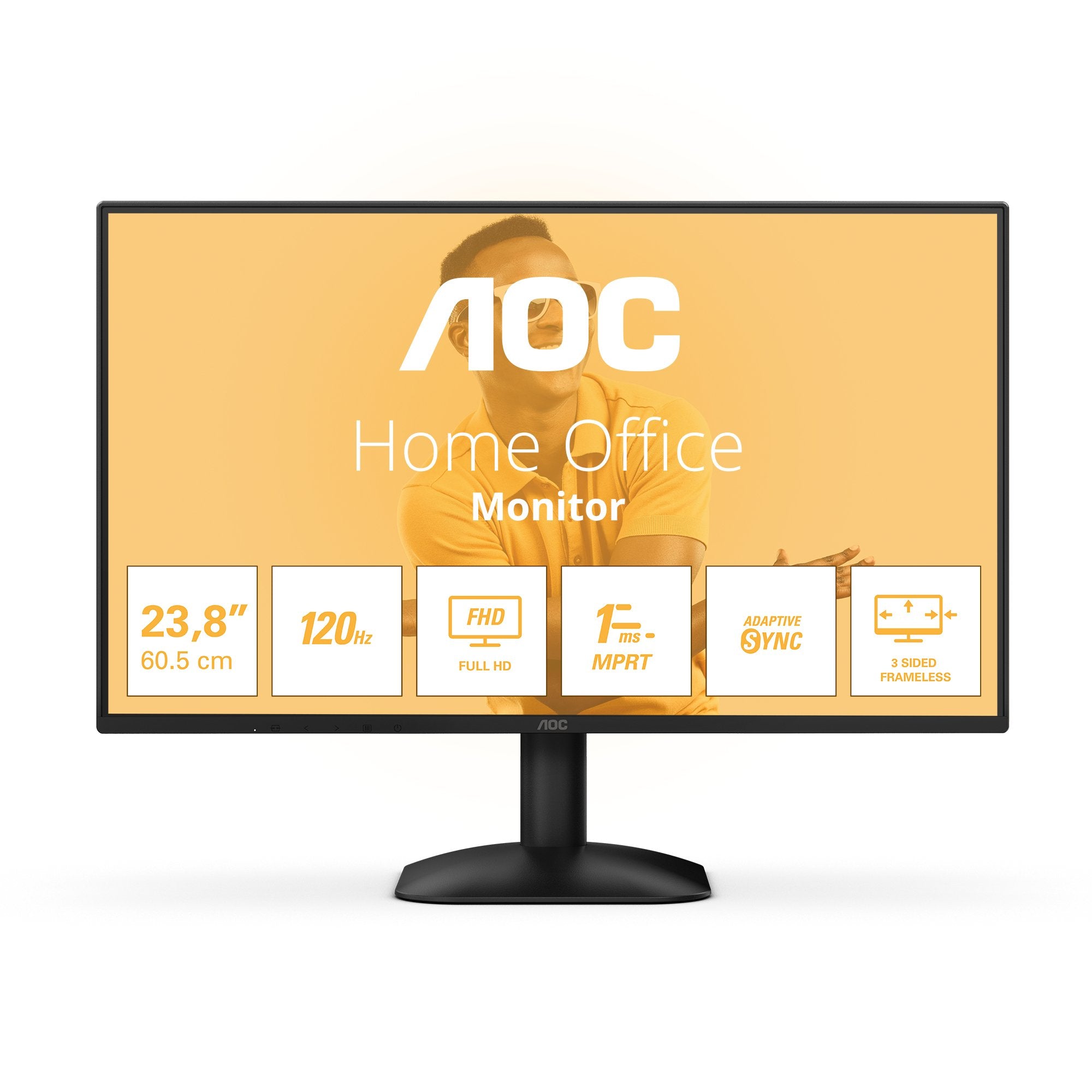 EAN 4038986142199 - AOC 24B31H pantalla para PC 60,5 cm (23.8") 1920 x 1080 Pixeles Full HD Negro imagen 1