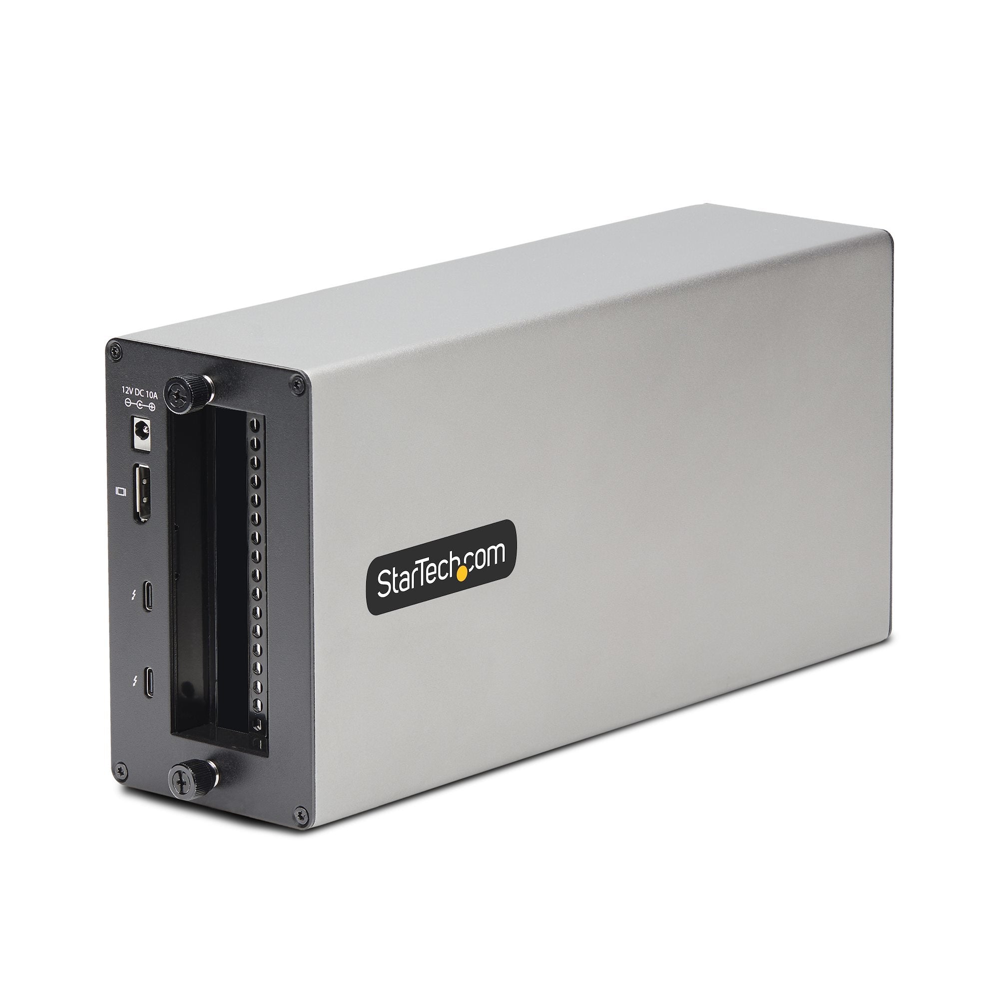 Startech.Com Caja De Expasión Thunderbolt 3 A Pci Express - Carcasa Con 2 Ranuras Pcie Para Portátiles - 8/4k Por Tb3/Dp 1.4 - Adaptador Tb3 A Pcie - No Compatible Con Tarjetas Gráficas Gpus