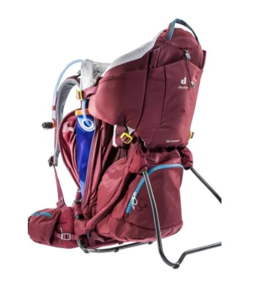 Mochila Portabebés Deuter Kid Comfort Poliamida Rojo